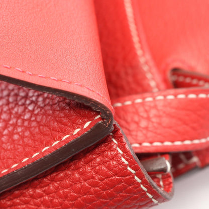 アルザン31 ルージュトマト 2WAY ハンドバッグ トリヨンクレマンス レッド シルバー金具 X刻印 エルメス バッグ HERMES