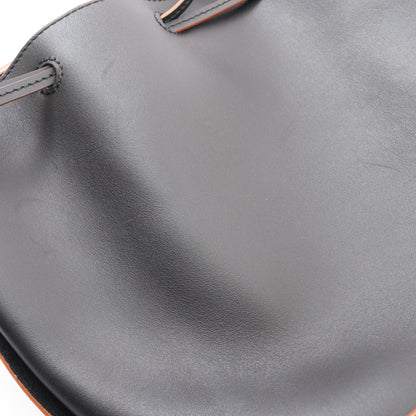 バルーンバッグ ミディアム 巾着 2WAY ショルダーバッグ レザー ブラック ロエベ バッグ LOEWE