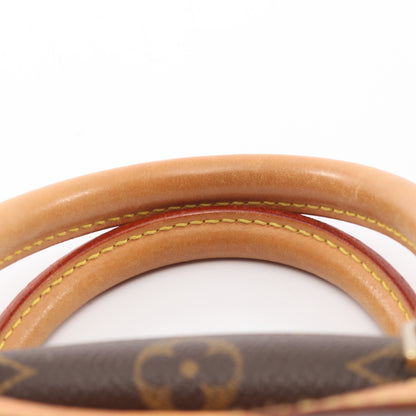 ドーヴィル ボーリングヴァニティ モノグラム ハンドバッグ PVC レザー ブラウン ルイヴィトン バッグ LOUIS VUITTON