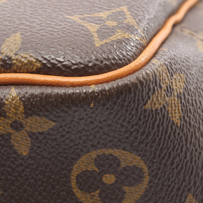 ドーヴィル ボーリングヴァニティ モノグラム ハンドバッグ PVC レザー ブラウン ルイヴィトン バッグ LOUIS VUITTON