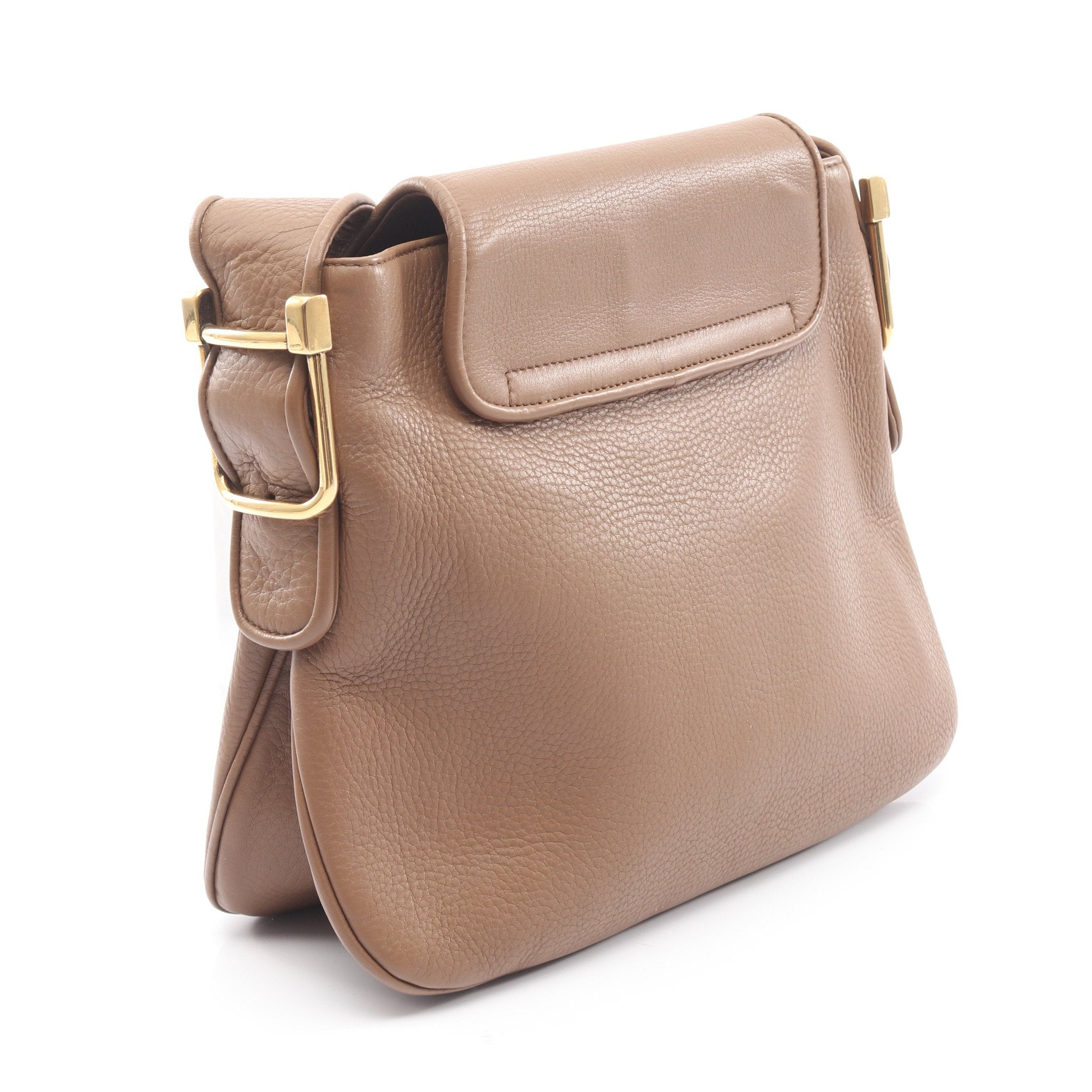 GUCCI グッチ レザー ショルダーバッグ メタリックブラウン シルバー金具 GUCCI - グッチ GUCCI グッチシマ ショルダーバッグ バッグ レザー