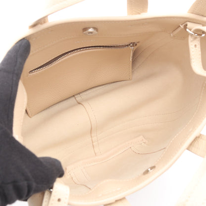 Everyday XS North South 2WAY ハンドバッグ レザー ライトベージュ バレンシアガ バッグ BALENCIAGA
