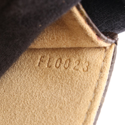 ポシェットフロランティーヌ モノグラム ボディバッグ ウエストバッグ PVC レザー ブラウン ルイヴィトン