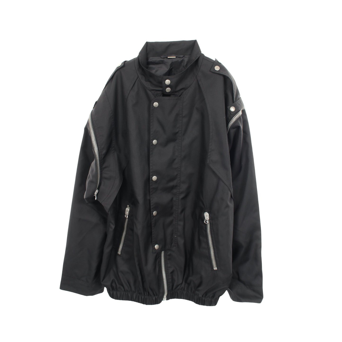 METAMORFOSI バックロゴ ジャケット ナイロン ブラック グッチ アウター GUCCI