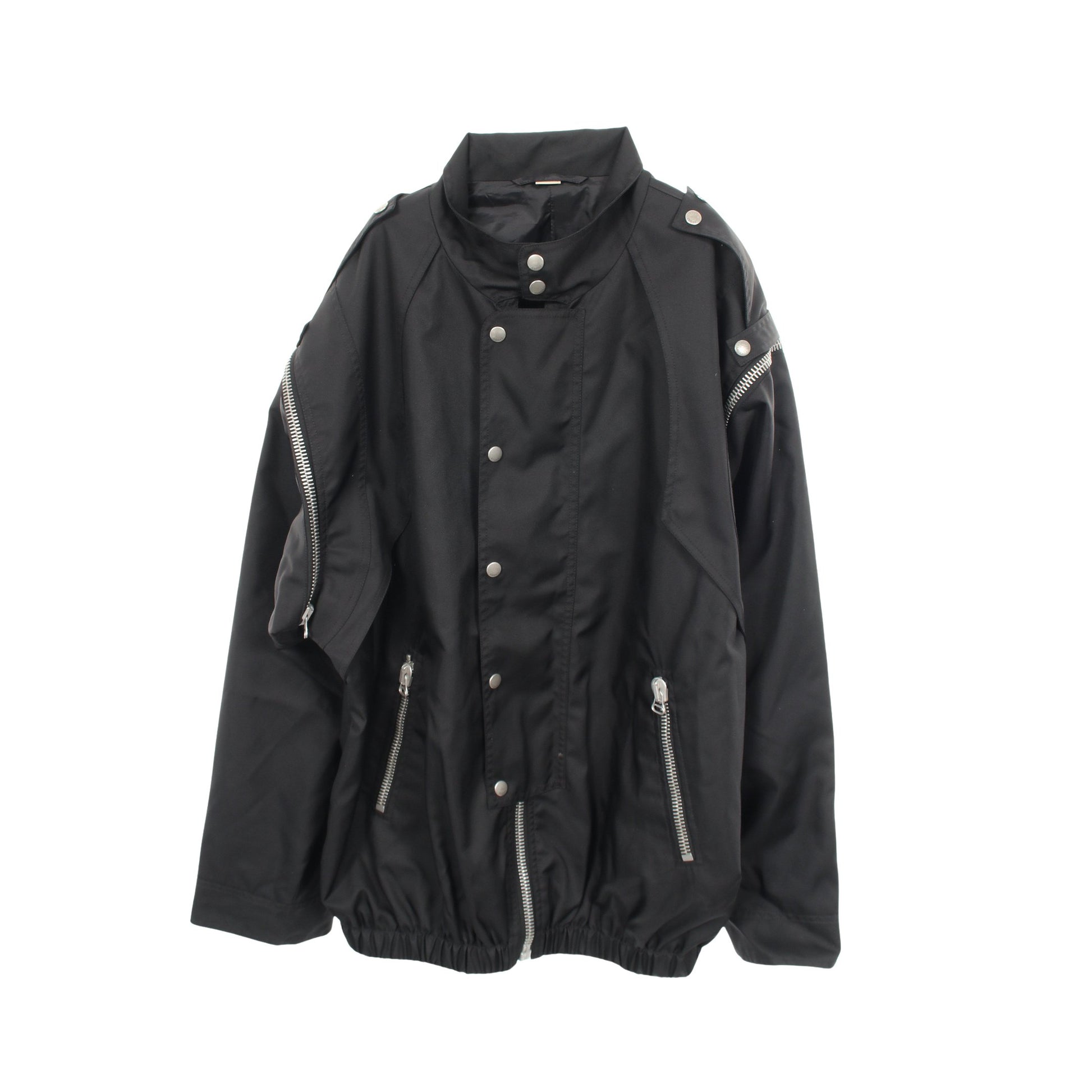 METAMORFOSI バックロゴ ジャケット ナイロン ブラック グッチ アウター GUCCI