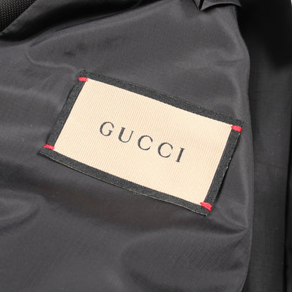 METAMORFOSI バックロゴ ジャケット ナイロン ブラック グッチ アウター GUCCI