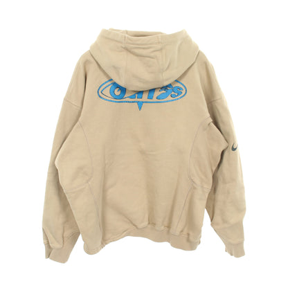 OFF-WHITE × NIKE NRG Fleece Hoodie プルオーバーパーカー コットン ベージュ オフホワイト トップス OFF-WHITE