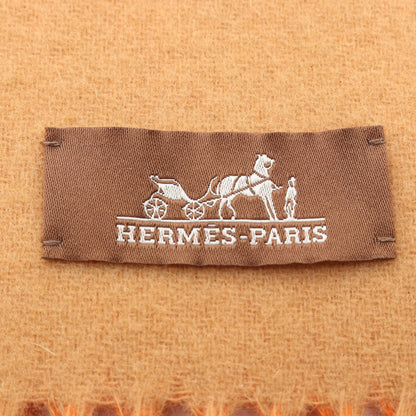 グランモール マフラー カシミヤ ベージュ オレンジ エルメス 財布・小物 HERMES