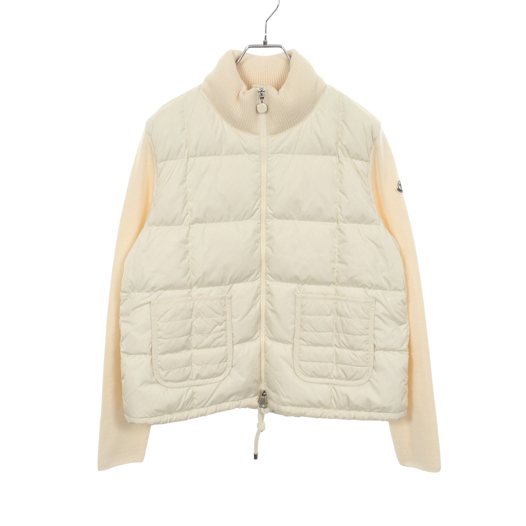 ru＊ ❤️美品 MONCLER ナイロンジャケット オフホワイト オフホワイト OFF-WHITE × モンクレール MONCLER GANGUI リフレクター