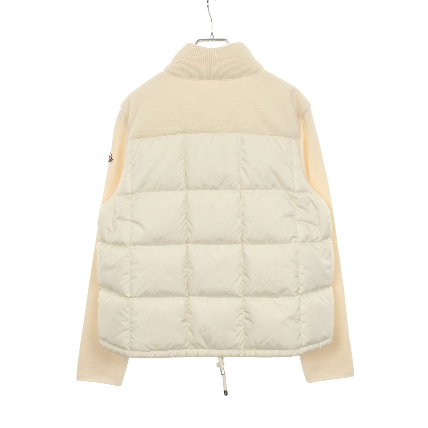 ニット切替 ダウンジャケット ナイロン ウール オフホワイト モンクレール アウター MONCLER