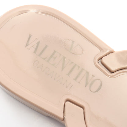 ロックスタッズ トングサンダル ラバー ピンクベージュ ヴァレンティノガラヴァーニ シューズ VALENTINO GARAVANI
