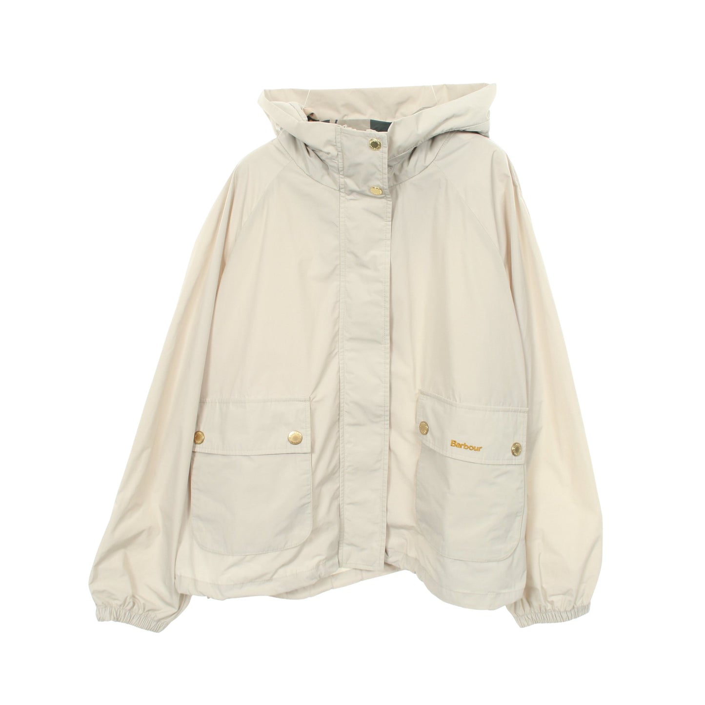 Mae シャワープルーフ ノンワックス フード付き ジャケット カーキベージュ バブアー アウター Barbour