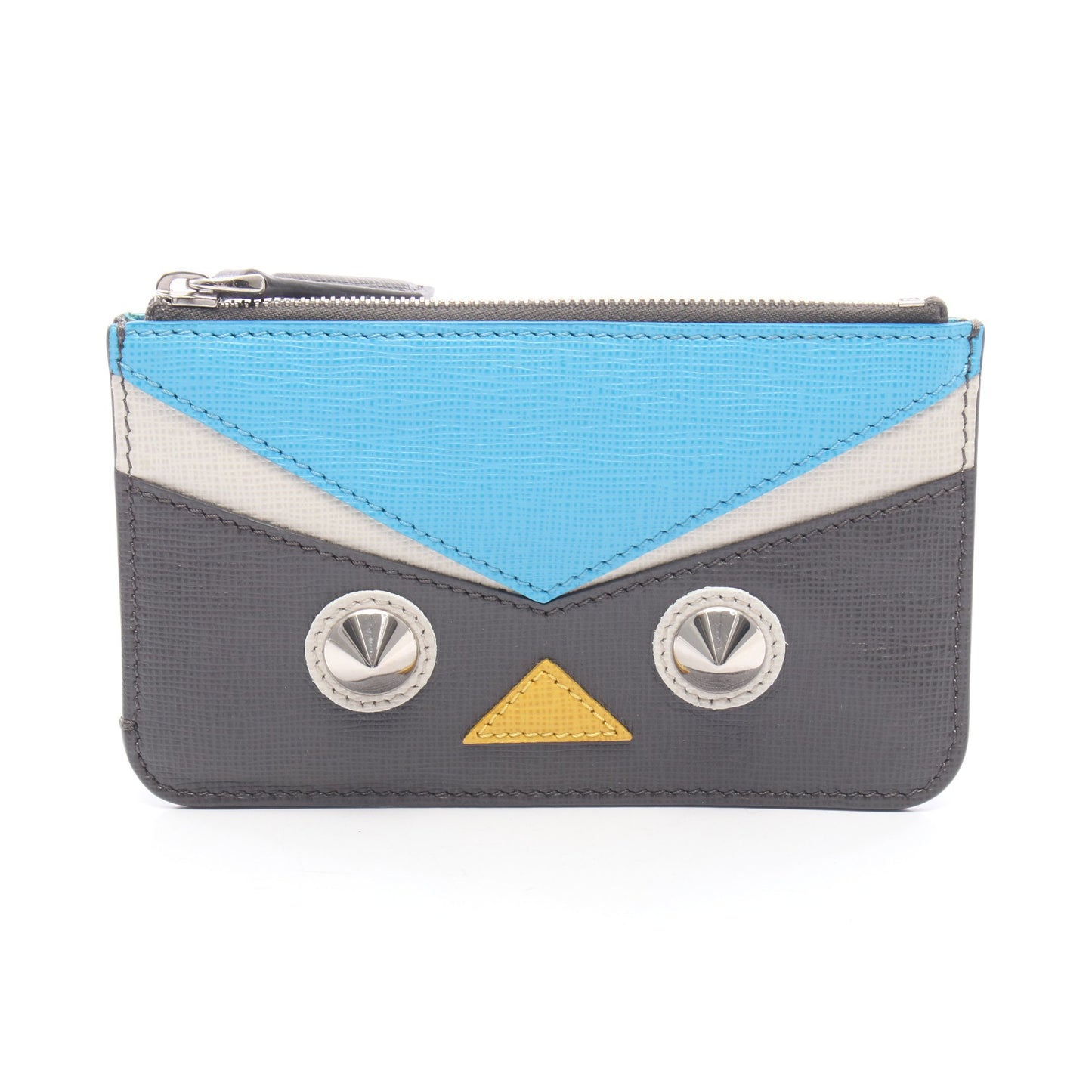 バッグバグズ モンスター コインケース レザー グレー ブルー マルチカラー フェンディ 財布・小物 FENDI