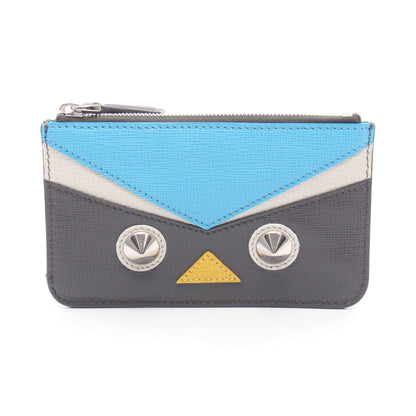 バッグバグズ モンスター コインケース レザー グレー ブルー マルチカラー フェンディ 財布・小物 FENDI