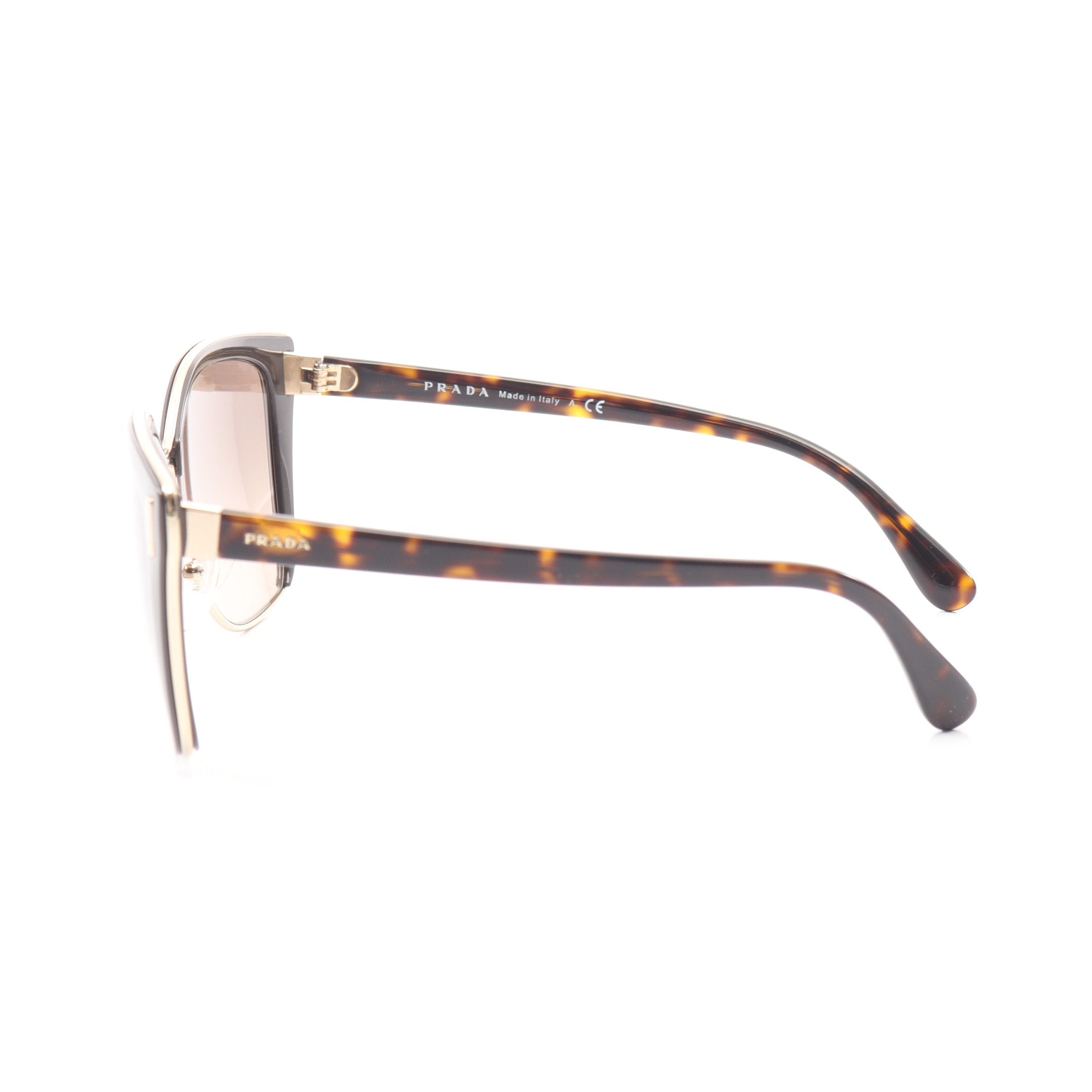 プラダ PRADA サングラス 衣料品 プラスチック / GP レディース ブラウン系 【中古】 中古・古着通販】PRADA (プラダ) アイウェア ブラウン サイズ:60□17