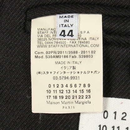 ショート チェスターコート ウール ブラック メゾンマルジェラ14 アウター Maison Margiela 14