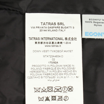 ダウンベスト ナイロン ブラック タトラス アウター TATRAS