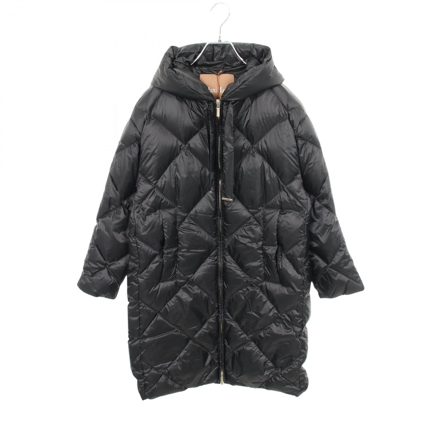 The Cube TREFE フード付き ダウンコート ナイロン ブラック マックスマーラ アウター Max Mara