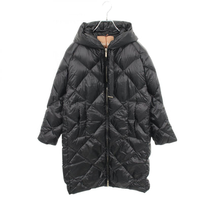 The Cube TREFE フード付き ダウンコート ナイロン ブラック マックスマーラ アウター Max Mara