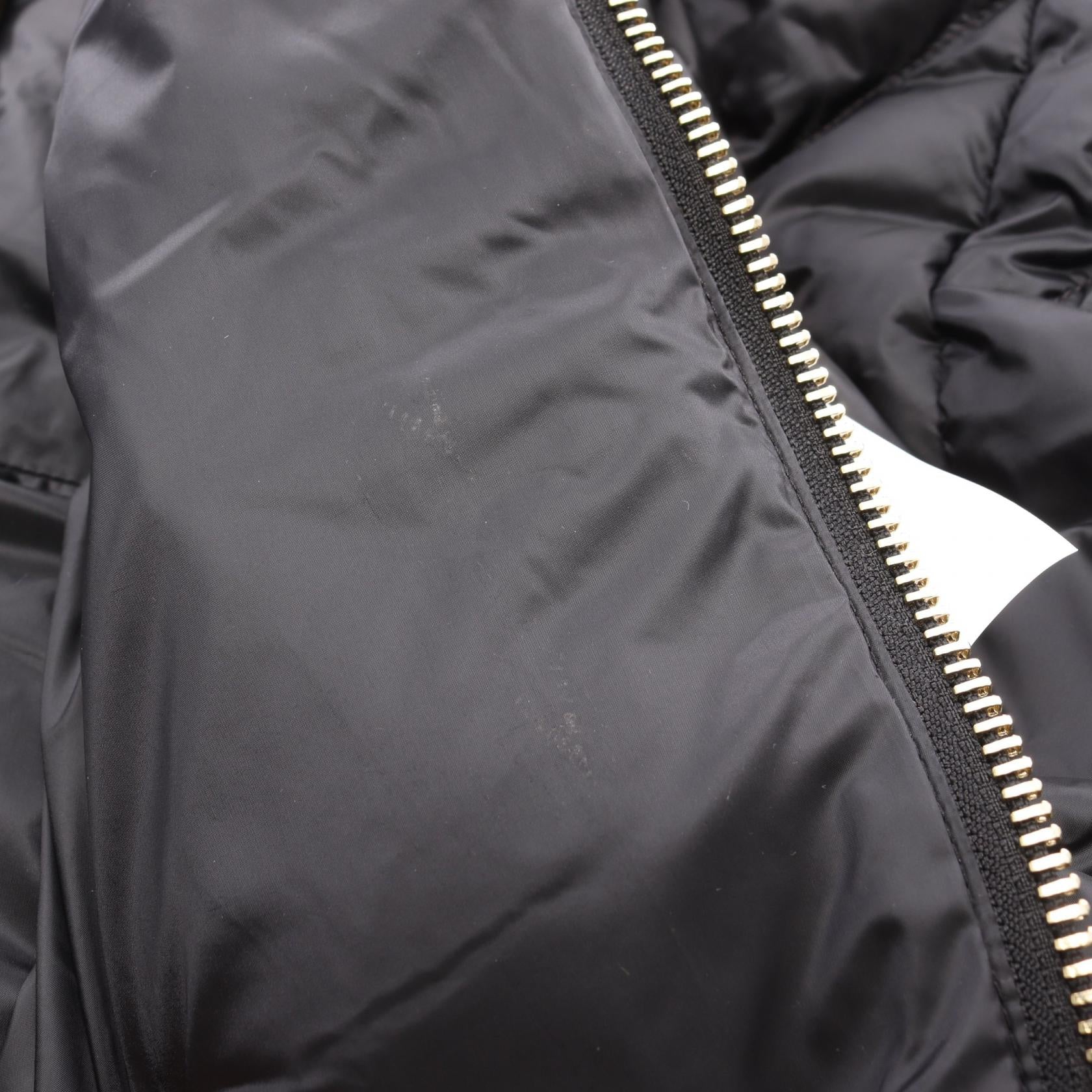The Cube TREFE フード付き ダウンコート ナイロン ブラック マックスマーラ アウター Max Mara
