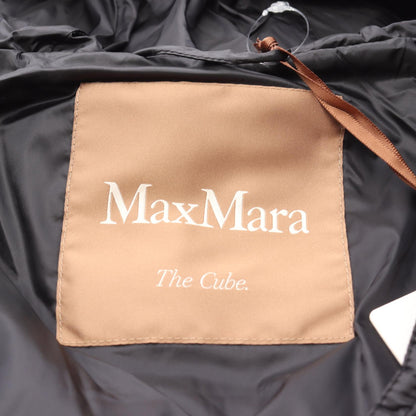 The Cube TREFE フード付き ダウンコート ナイロン ブラック マックスマーラ アウター Max Mara