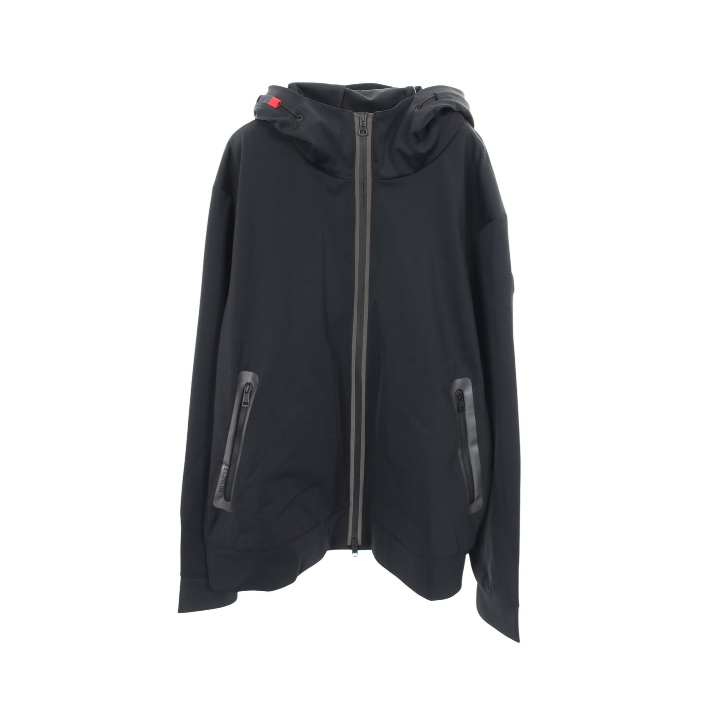 DEREK フード付き ジャケット ナイロン ブラック モンクレール アウター MONCLER