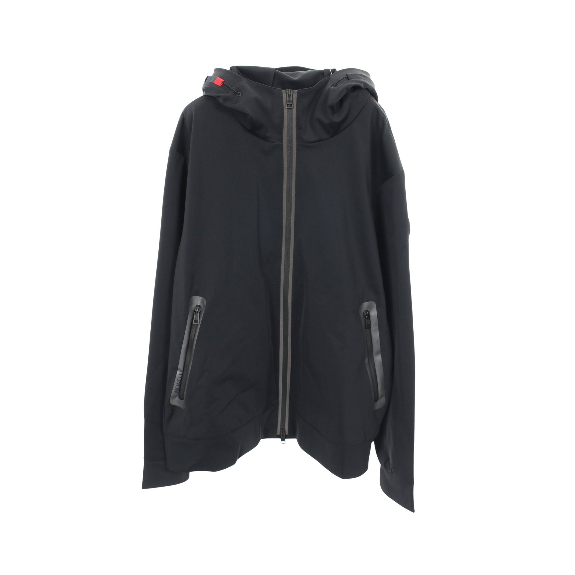 DEREK フード付き ジャケット ナイロン ブラック モンクレール アウター MONCLER