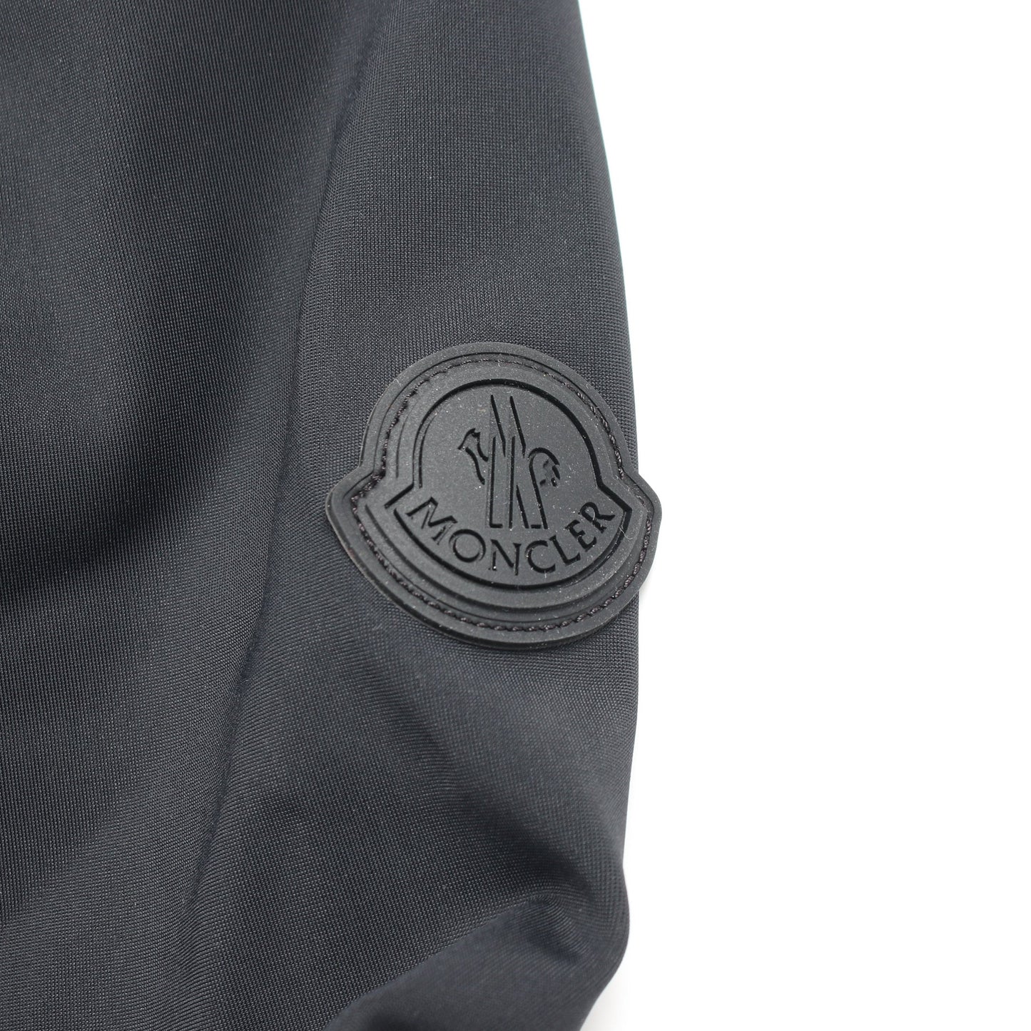 DEREK フード付き ジャケット ナイロン ブラック モンクレール アウター MONCLER