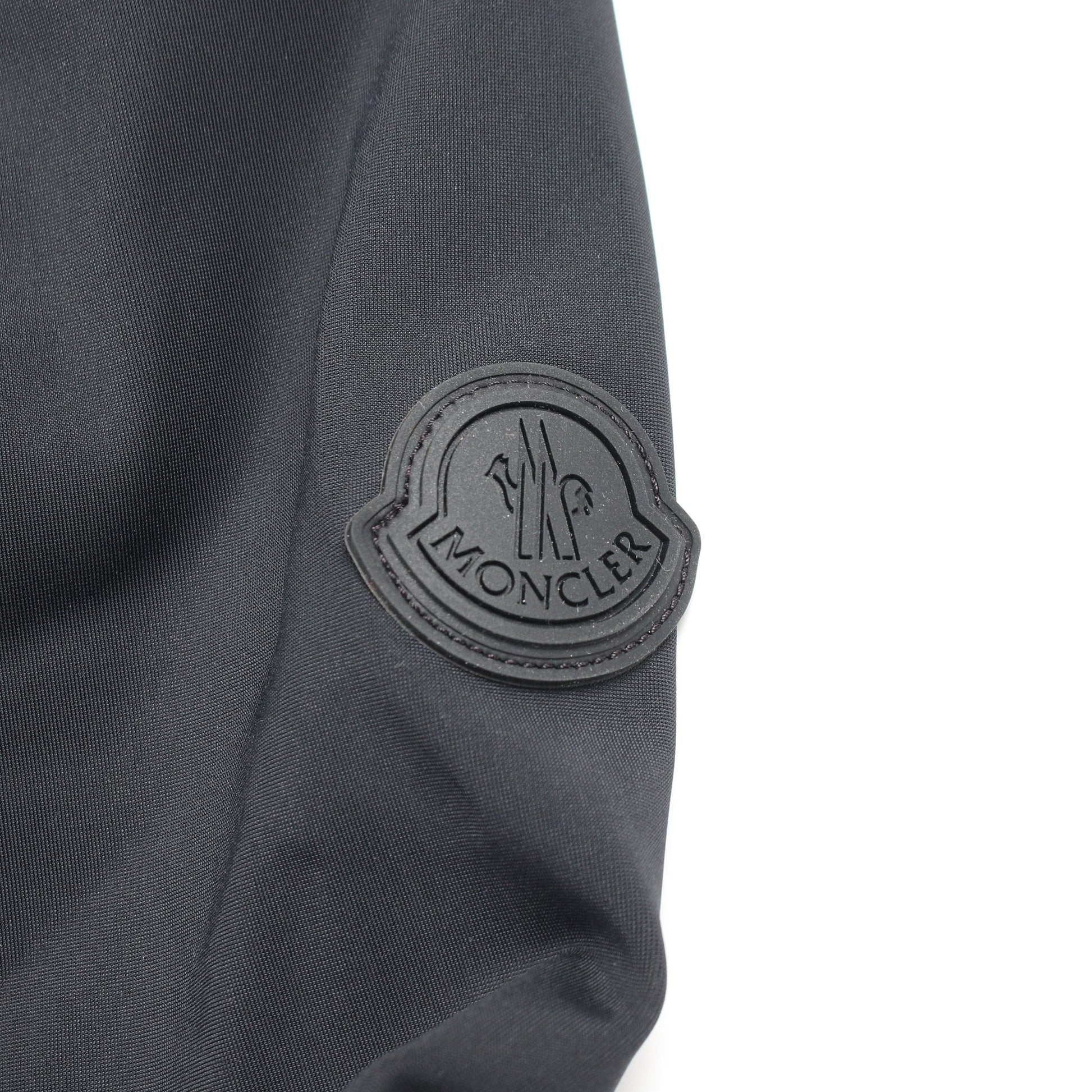 DEREK フード付き ジャケット ナイロン ブラック モンクレール アウター MONCLER