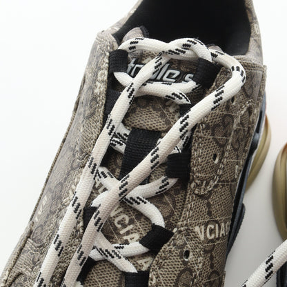 GUCCI × BALENCIAGA ザ ハッカー プロジェクト TRIPLE S トリプルS GGスプリーム スニーカー PVC ベージュ マルチカラー グッチ シューズ GUCCI