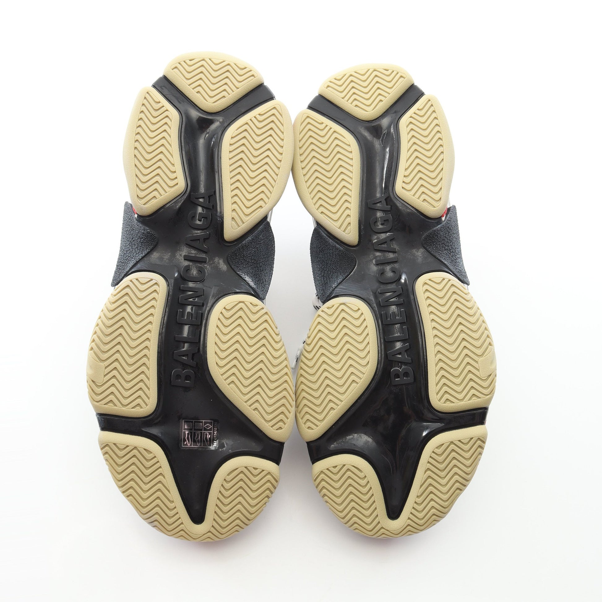 GUCCI × BALENCIAGA ザ ハッカー プロジェクト TRIPLE S トリプルS GGスプリーム スニーカー PVC ベージュ マルチカラー グッチ シューズ GUCCI