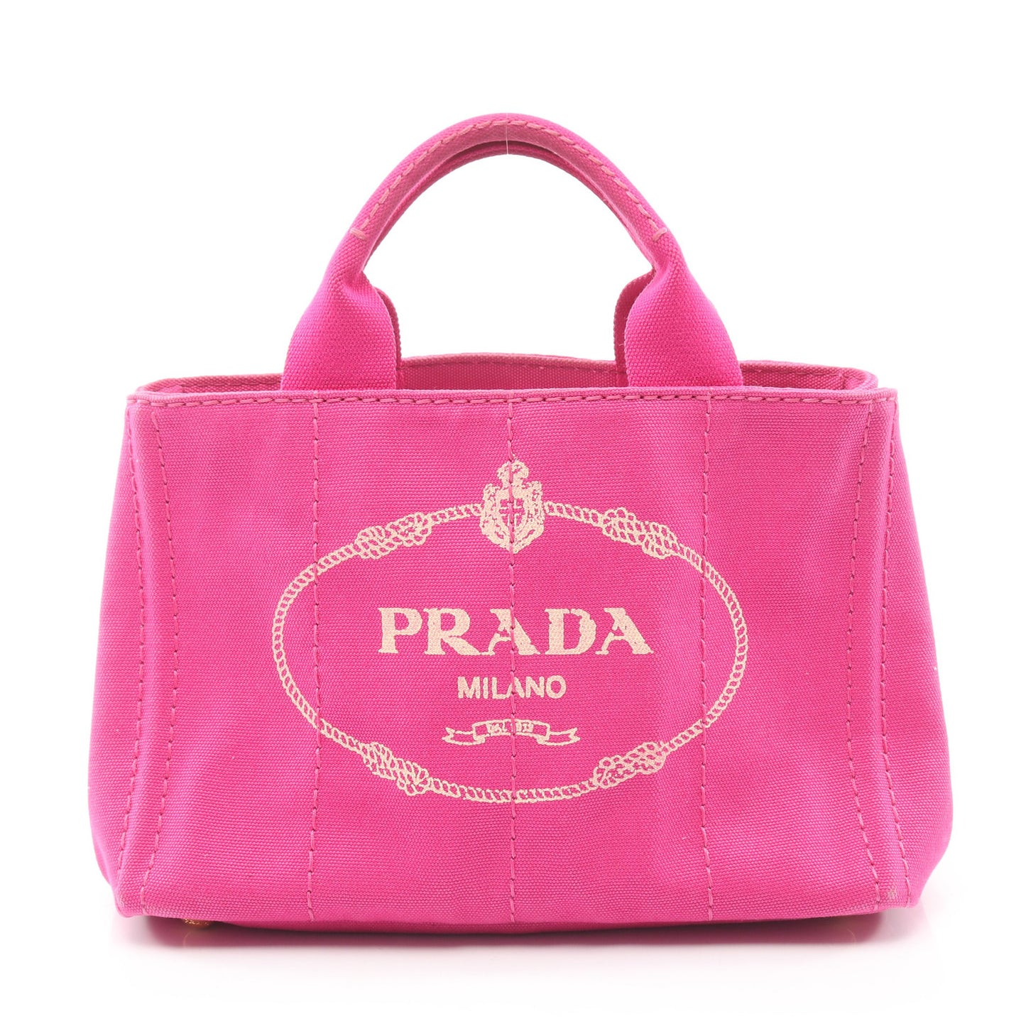 CANAPA カナパ ハンドバッグ キャンバス ピンクパープル プラダ バッグ PRADA