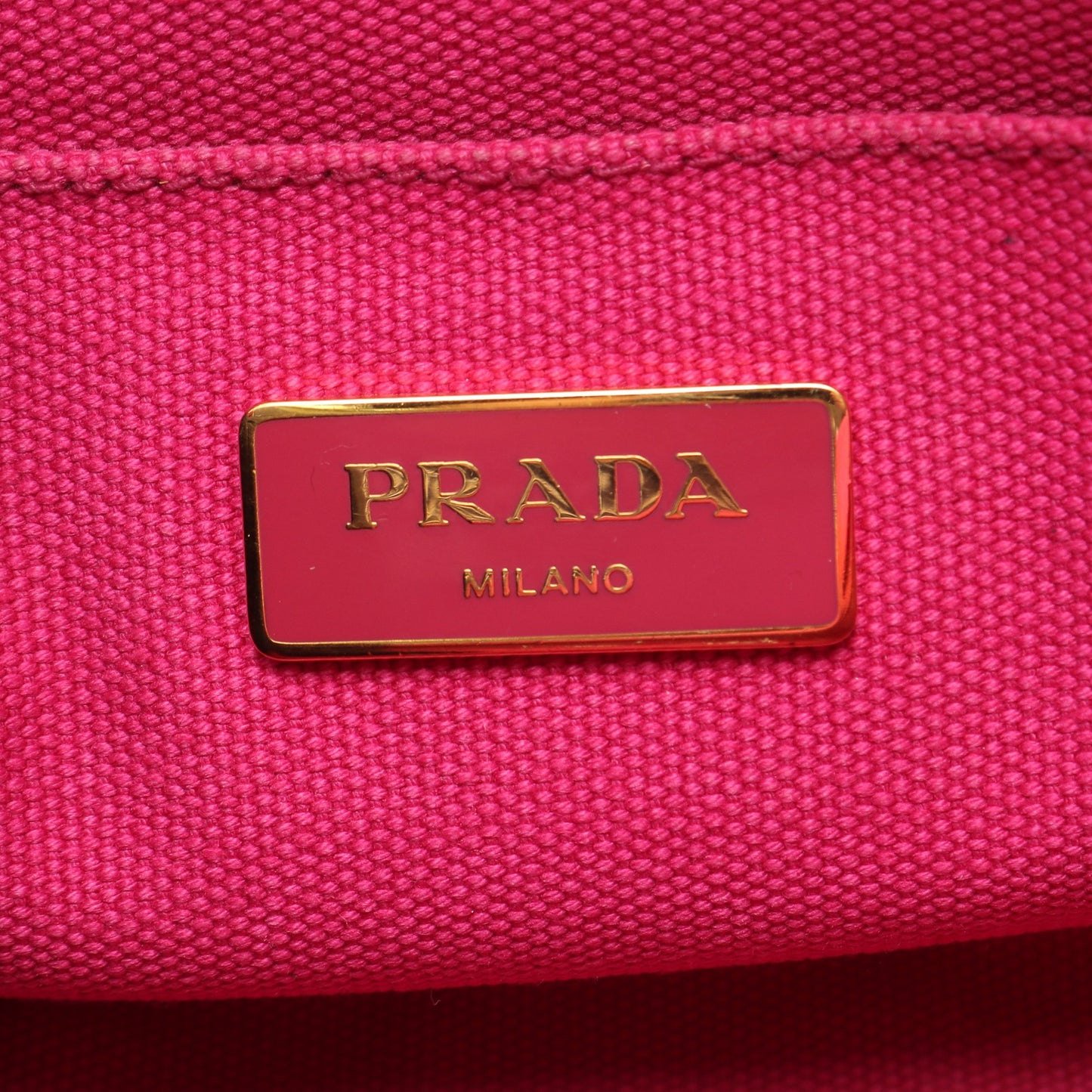 CANAPA カナパ ハンドバッグ キャンバス ピンクパープル プラダ バッグ PRADA