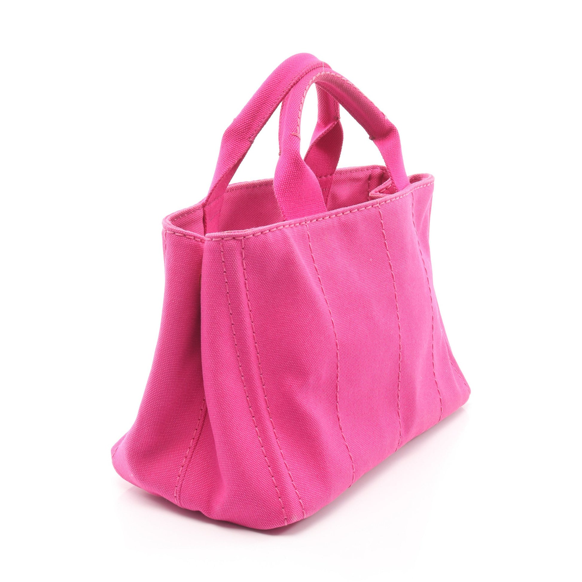 CANAPA カナパ ハンドバッグ キャンバス ピンクパープル プラダ バッグ PRADA