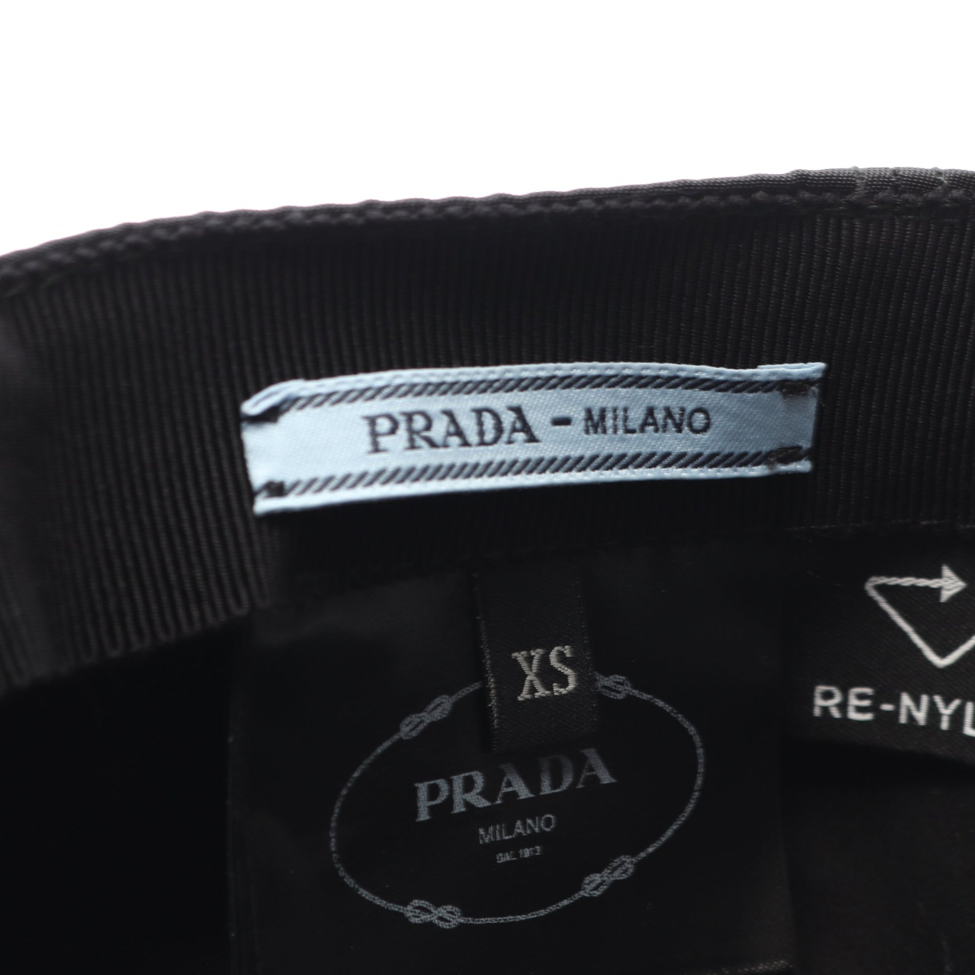 Re-Nylon ベースボール キャップ ナイロン ブラック プラダ 財布・小物 PRADA