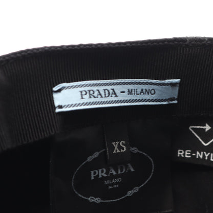 Re-Nylon ベースボール キャップ ナイロン ブラック プラダ 財布・小物 PRADA