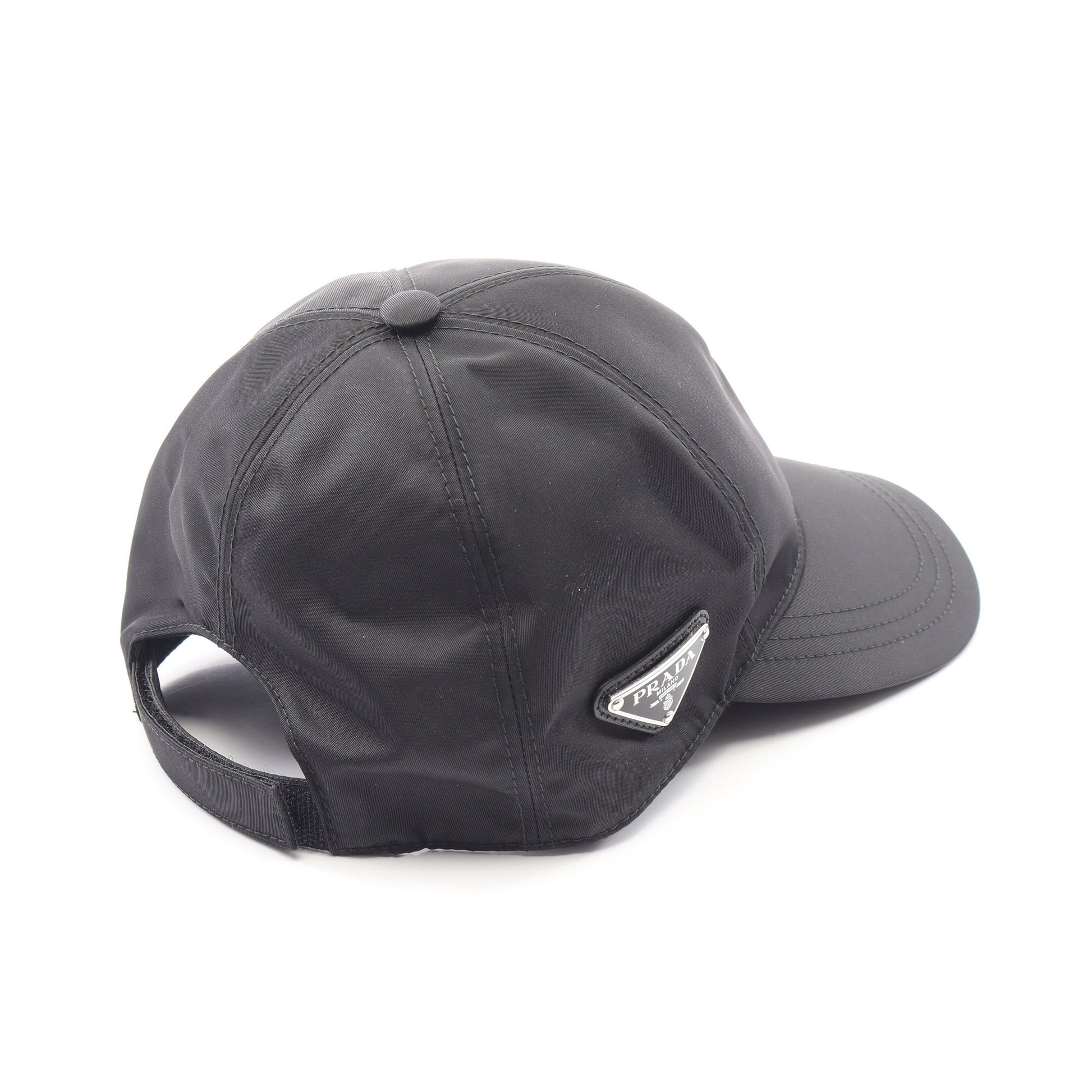 Re-Nylon ベースボール キャップ ナイロン ブラック プラダ 財布・小物 PRADA