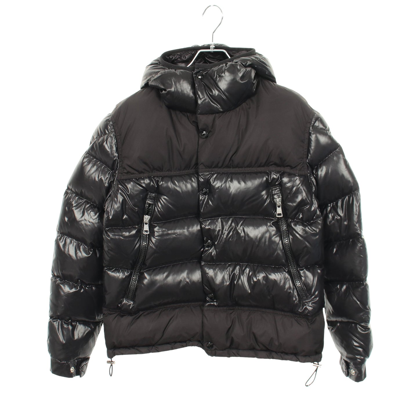 TANY フード付き ダウンジャケット ナイロン ブラック モンクレール アウター MONCLER
