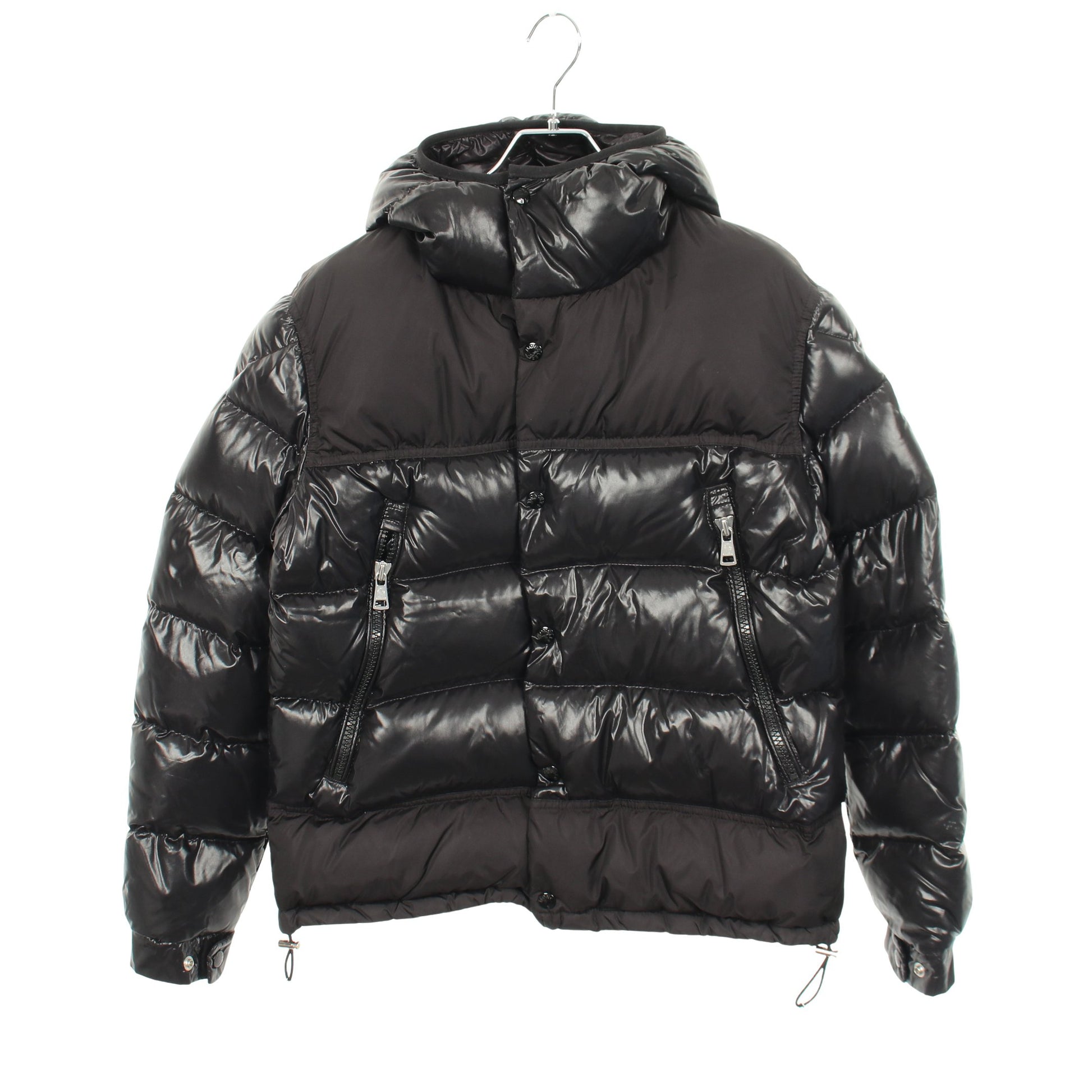 TANY フード付き ダウンジャケット ナイロン ブラック モンクレール アウター MONCLER