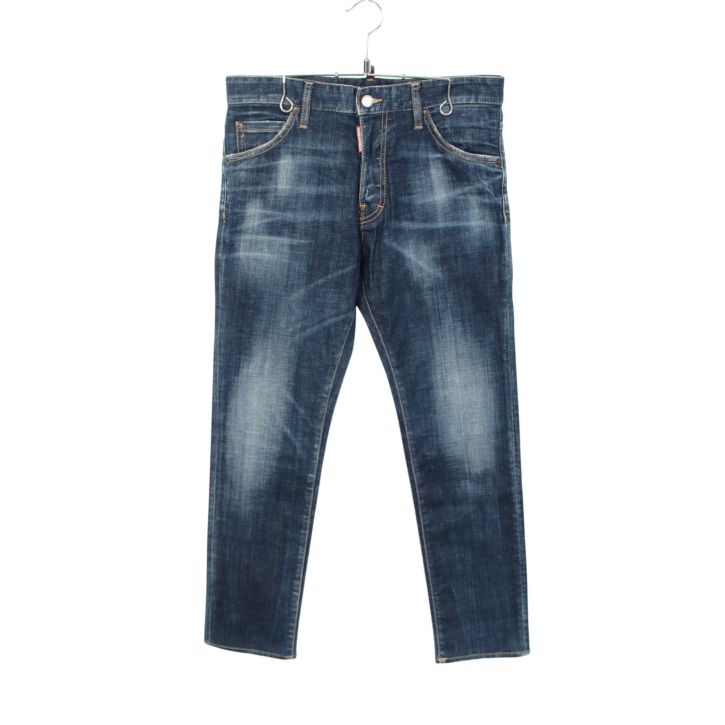 Cool Guy Jean ボタンフライ ダメージ加工 デニムパンツ コットン ブルー ディースクエアード ボトムス DSQUARED2