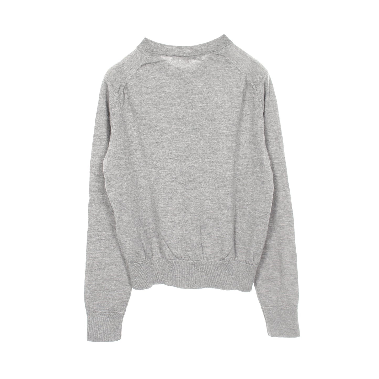 FOXパッチ レギュラー カーディガン ウール グレー メゾンキツネ トップス MAISON KITSUNE