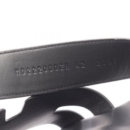 シプレ スライドサンダル レザー ブラック エルメス シューズ HERMES