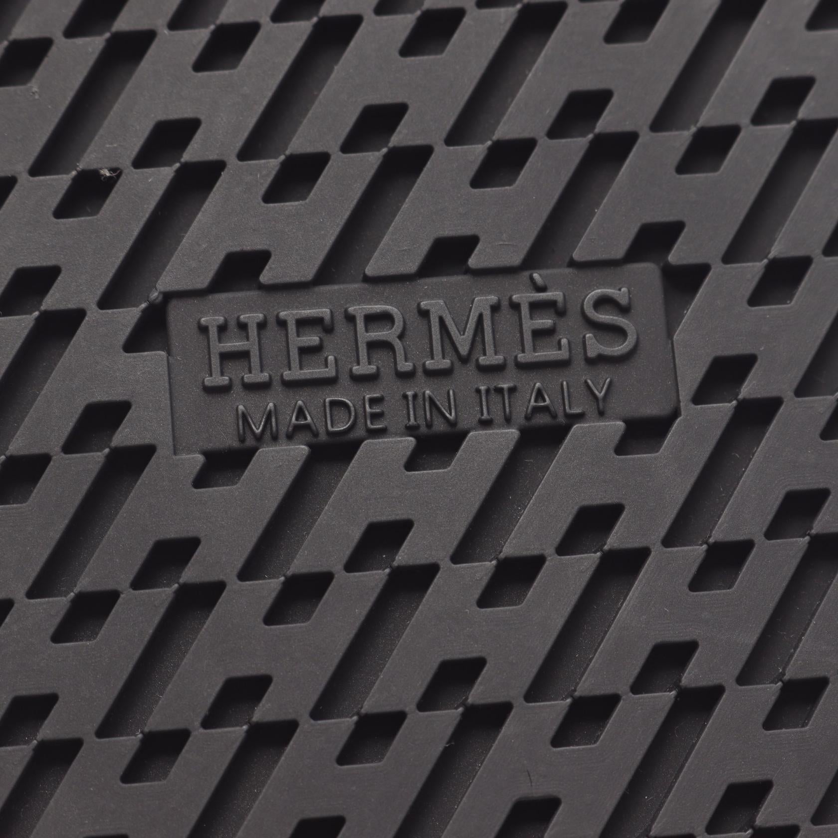 シプレ スライドサンダル レザー ブラック エルメス シューズ HERMES