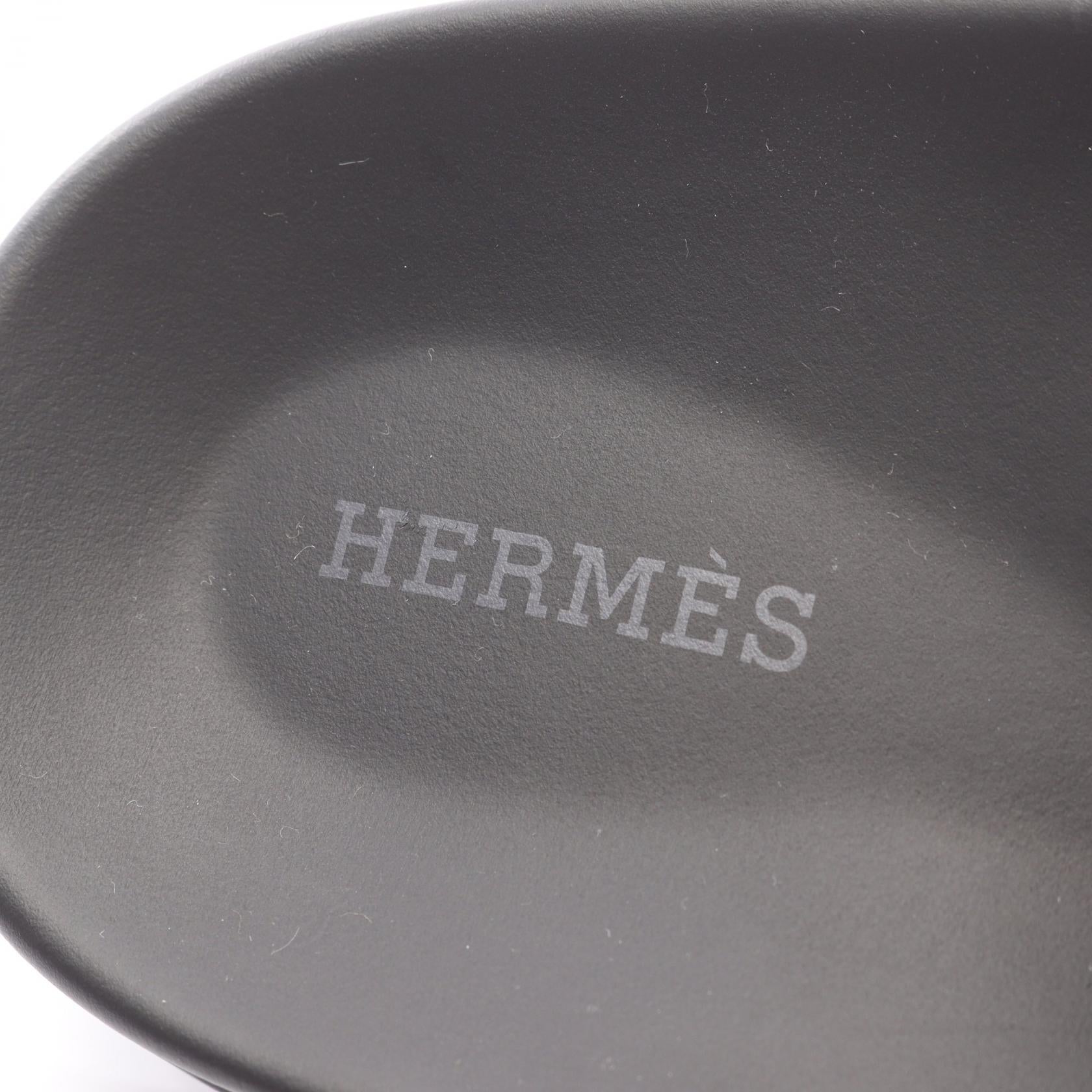 シプレ スライドサンダル レザー ブラック エルメス シューズ HERMES