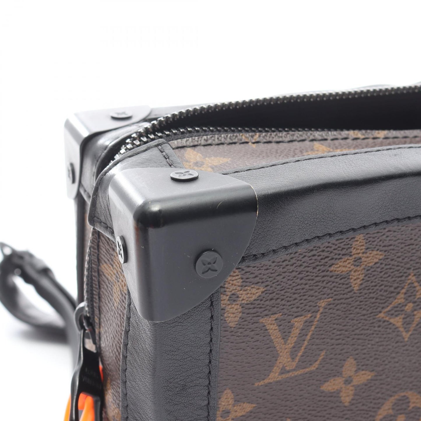 ソフトトランク モノグラムソーラーレイ ショルダーバッグ PVC レザー ブラウン ブラック ルイヴィトン バッグ LOUIS VUITTON