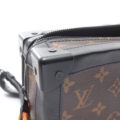 ソフトトランク モノグラムソーラーレイ ショルダーバッグ PVC レザー ブラウン ブラック ルイヴィトン バッグ LOUIS VUITTON