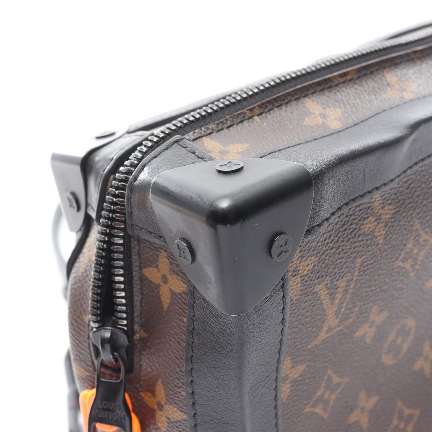 ソフトトランク モノグラムソーラーレイ ショルダーバッグ PVC レザー ブラウン ブラック ルイヴィトン バッグ LOUIS VUITTON