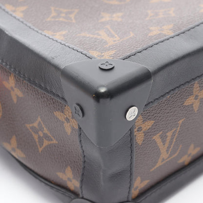 ソフトトランク モノグラムソーラーレイ ショルダーバッグ PVC レザー ブラウン ブラック ルイヴィトン バッグ LOUIS VUITTON