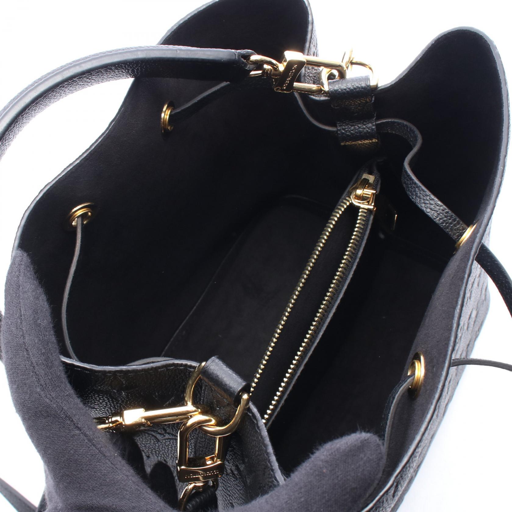 ネオノエ モノグラムアンプラント ノワール 2WAY ハンドバッグ レザー ブラック ルイヴィトン バッグ LOUIS VUITTON