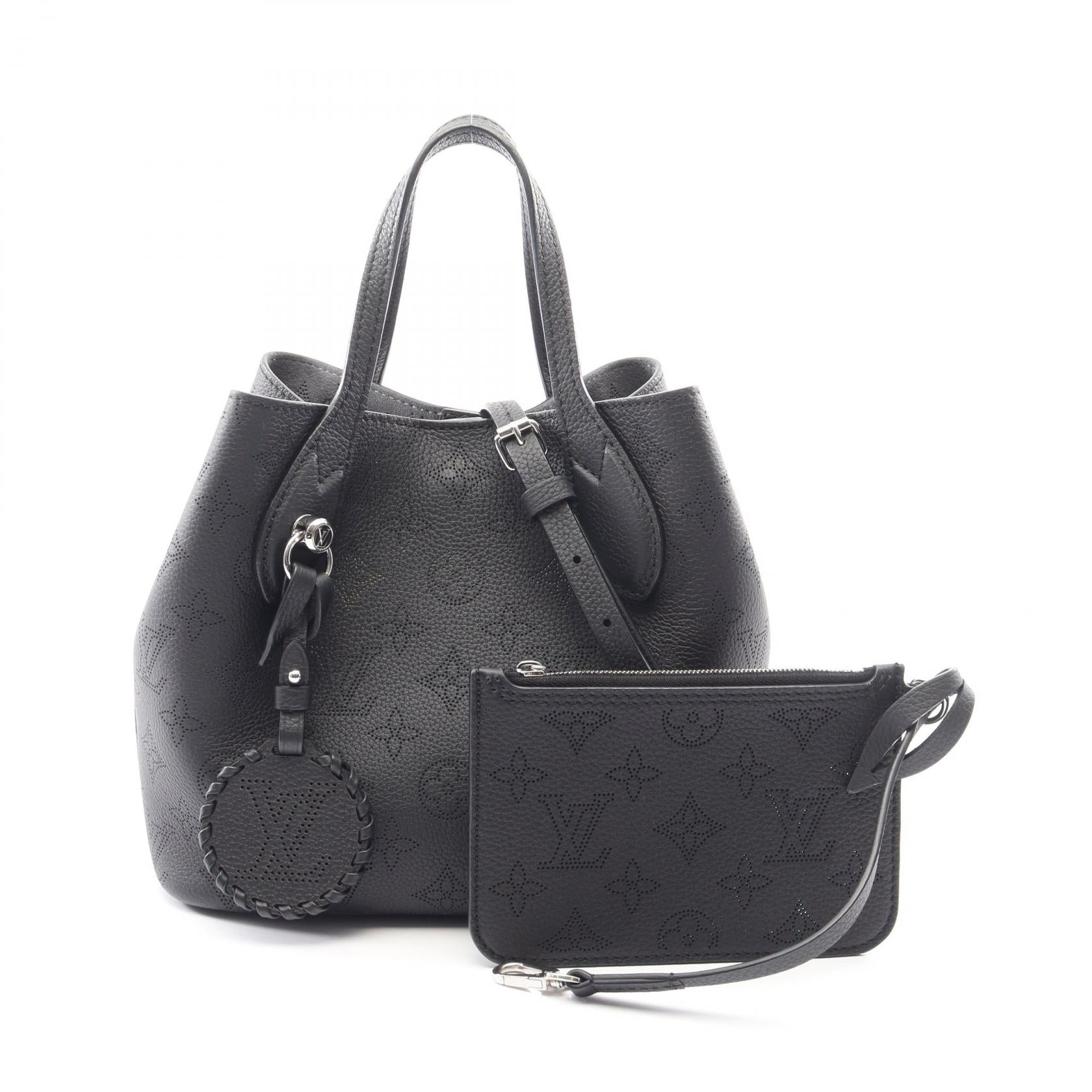 ブロッサムPM マヒナ ノワール 2WAY ハンドバッグ レザー ブラック ルイヴィトン バッグ LOUIS VUITTON
